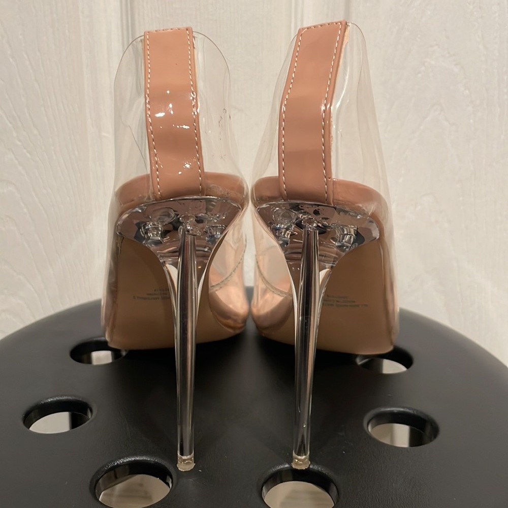 Clear Heels Size 10 - Picture 5 of 10